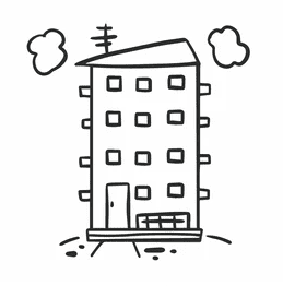 doodle highrise building vector illustration 260nw 2188072433 copy