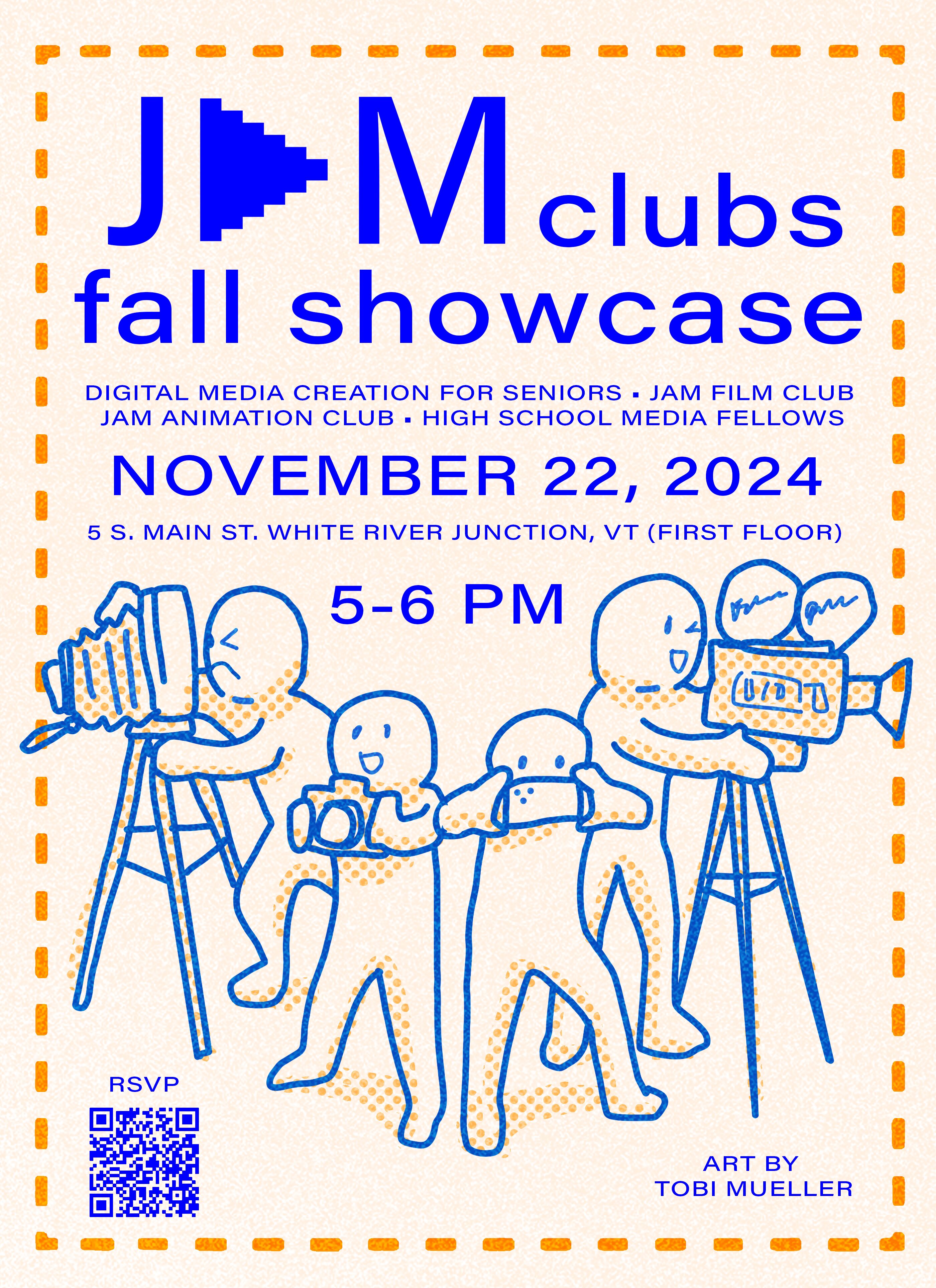 JAM Club Fall Showcase Poster