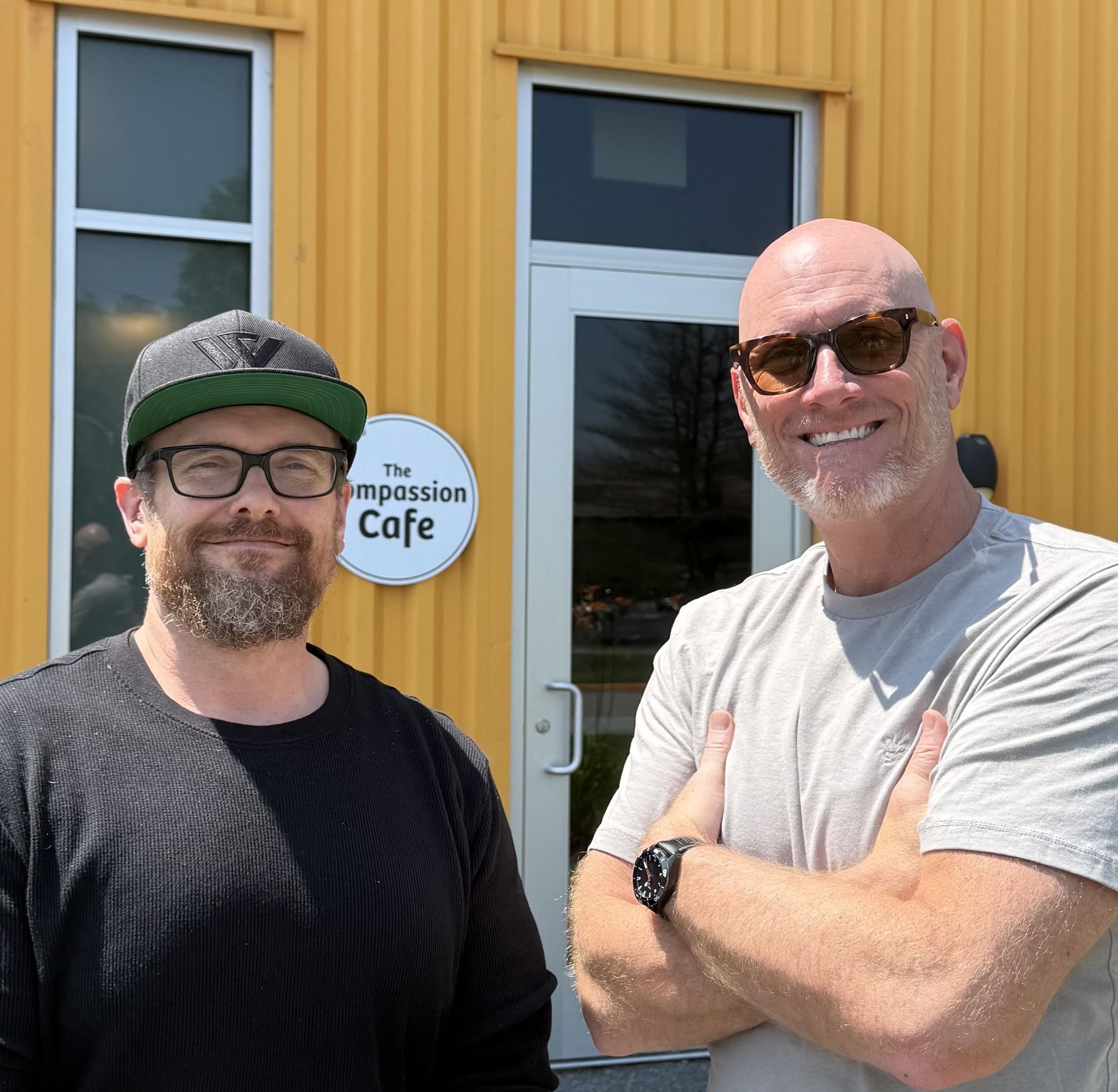 Chris Goeppner and Ira Richards Riverbank Church