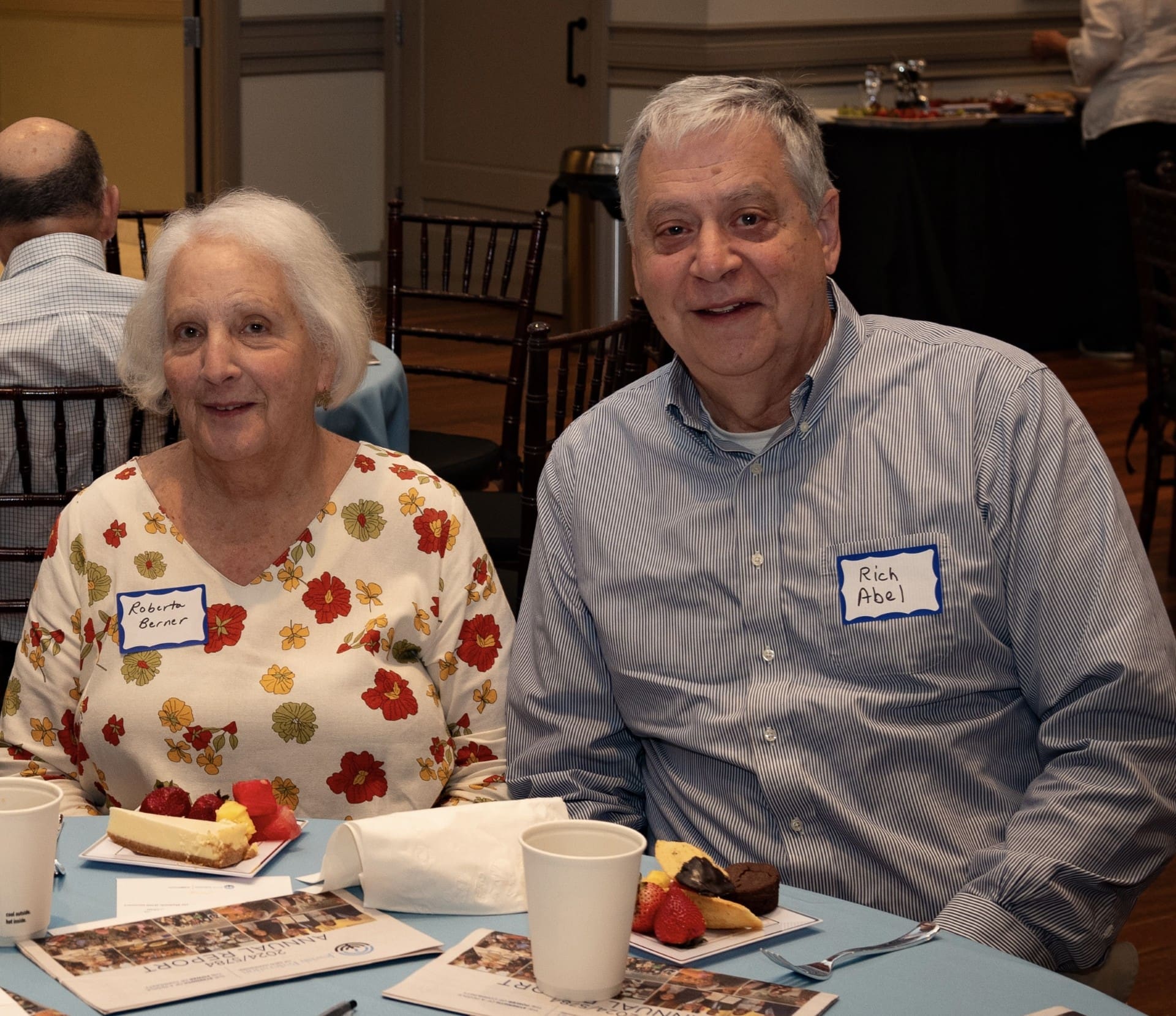Roberta Berner and Rich Abel